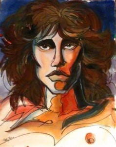 Jim Morrison by Patty Rae Wellborn