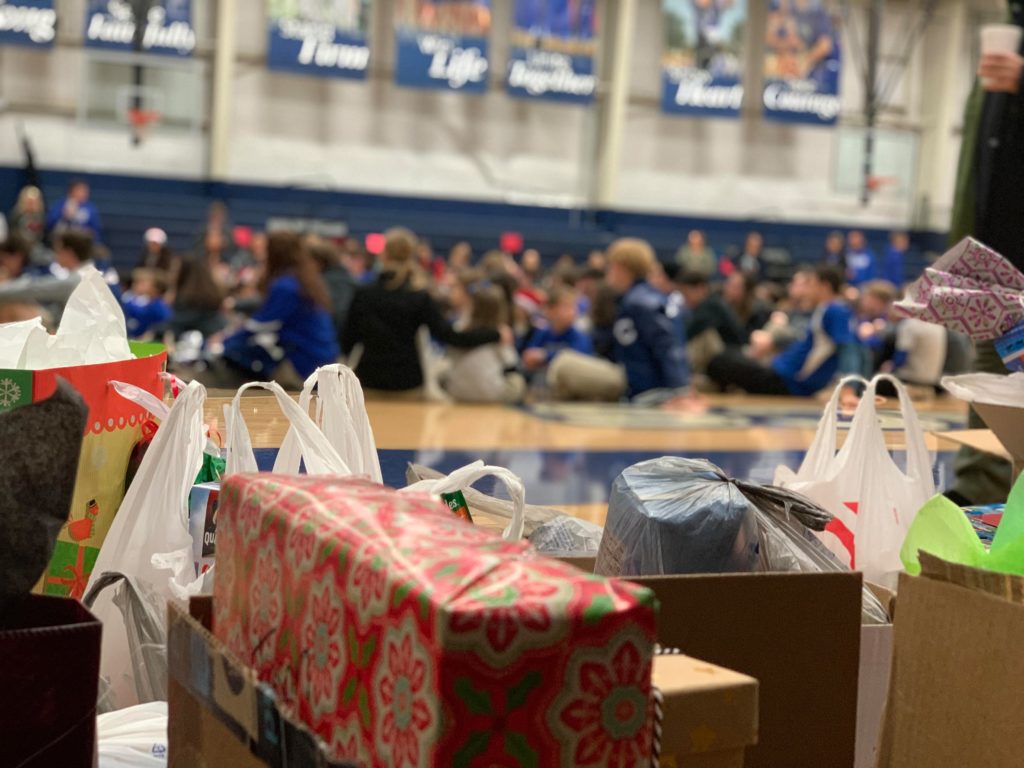 Each December, children in Abilene Christian School help by delivering busloads of gifts & household goods. Beginning a season of serving students in need. 