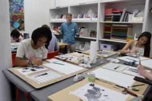 Eli-Ruhala-teaching-Oil-Painting-at-ArtCamp